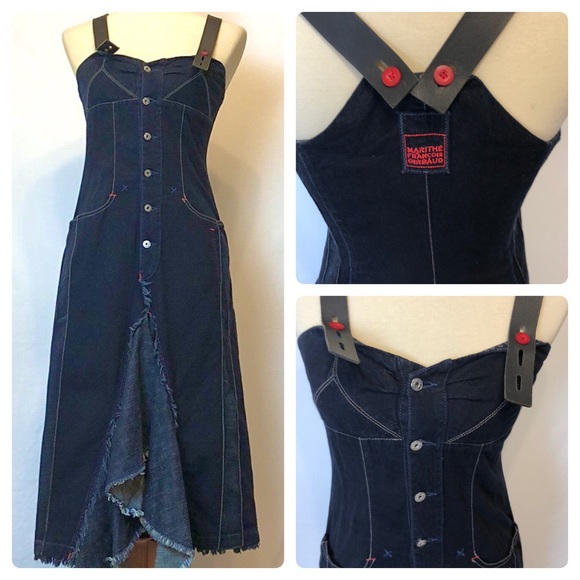 marithe francois girbaud jeans dress - Picture 1 of 14
